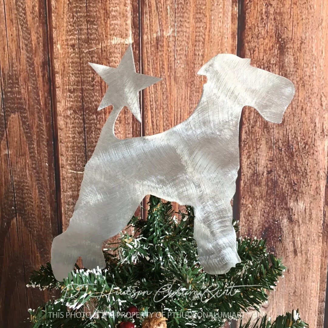 Ornament - Miniature Schnauzer Raw Wood Ornament - Miniature Schnauzer Raw Wood